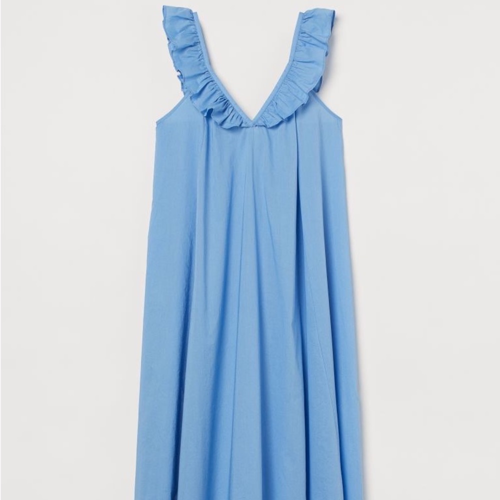 H&M easy blue dress